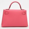 Hermès  PS Paul Smith Happy-patch tote bag handbag  in azalea pink epsom leather - Detail D7 thumbnail