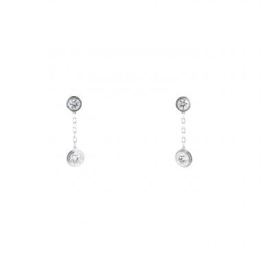 Cartier diamond deals legers earrings