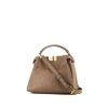 Fendi  Peekaboo small model  handbag  in taupe leather - 00pp thumbnail