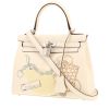 Hermès Kelly In&Out handbag in white Swift leather - 00pp thumbnail