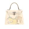 Bolso de mano Hermès Kelly In&Out en cuero swift blanco - 360 thumbnail