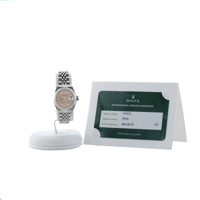 Montre Rolex Datejust Lady en or et acier Ref: 79174  Vers 2000 - Detail D2