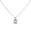 Chopard Happy Diamonds Icon necklace in white gold and diamond - 00pp thumbnail