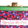 Olympia Le-Tan Tulum Gypset shoulder bag  in green canvas  and green leather n°01/16 - Detail D4 thumbnail