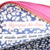 Olympia Le-Tan Assouline Bohemia shoulder bag  in pink canvas - Detail D3 thumbnail