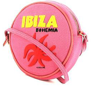 Borsa a tracolla Olympia Le-Tan Assouline Bohemia in tela rosa