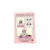 Olympia Le-Tan Comics Los Angeles Esther Bunny Sometimes you just need to cry shoulder bag  in pink embroidered canvas - 360 thumbnail