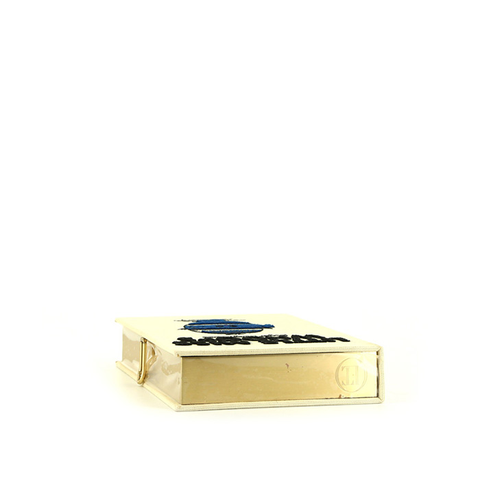 Pochette Olympia Le-Tan LITTLE MISS WHOOPS en toile blanche - Detail D4