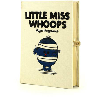 Pochette Olympia Le-Tan LITTLE MISS WHOOPS en toile blanche