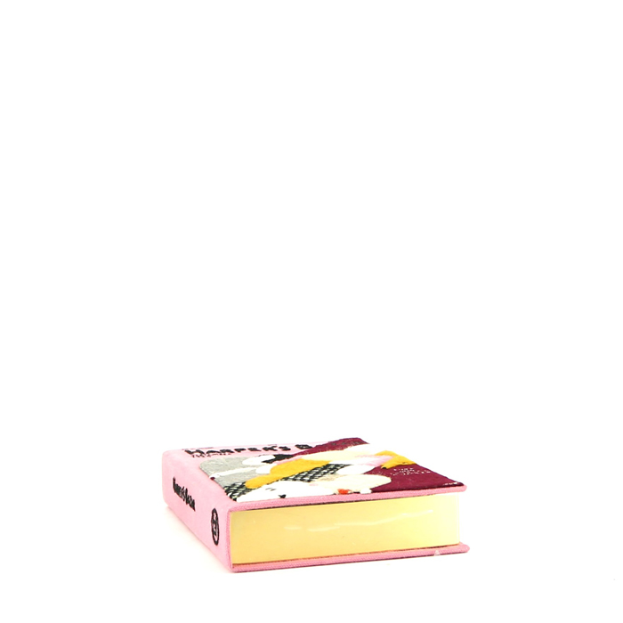 Bolsito de mano Olympia Le-Tan Harper's Bazaar September 1929 en lona rosa n°02/77 - Detail D4