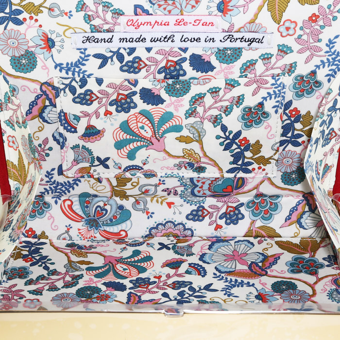 Pochette Olympia Le-Tan Doll number MATRIOSKA en toile bordeaux n°01/77 - Detail D2