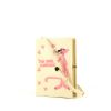 Borsa a tracolla Olympia Le-Tan THE PINK PANTHER in tela beige e rosa n°01/77 - 00pp thumbnail