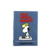 Pochette Olympia Le-Tan THINK THINNER SNOOPY by Charles M. Schulz in tela blu n°01/16 - 360 thumbnail