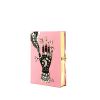 Pochette Olympia Le-Tan Olt x Ana Strumpf Cosmic hand in tela rosa n°06/16 - 00pp thumbnail