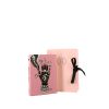 Olympia Le-Tan Olt x Ana Strumpf Cosmic hand pouch  in pink canvas n°06/16 - Detail D1 thumbnail