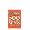 Bolsito de mano Olympia Le-Tan Special Collectors Issue ROLLING STONE 500 GREATEST SONGS OF ALL THE TIME en lona naranja n°01/77 - 360 thumbnail
