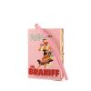 Sac bandoulière Olympia Le-Tan Braniff International Airways Cosmic hand en toile rose n°68/77 - 00pp thumbnail