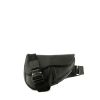 Dior  Saddle shoulder bag  in black grained leather - 360 thumbnail