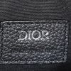 Dior  Saddle shoulder bag  in black grained leather - Detail D3 thumbnail