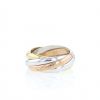 Cartier Trinity Semainier ring in yellow gold, pink gold and white gold, size 54 - 360 thumbnail