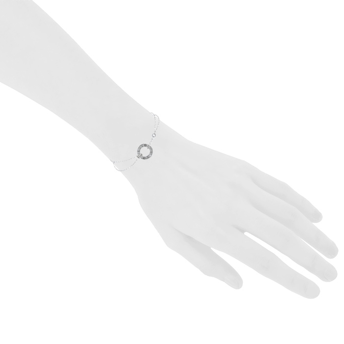 Cartier Love bracelet in white gold and diamonds - Detail D1
