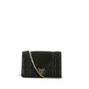 Sac bandoulière Dior  Wallet on Chain en cuir noir - 360 thumbnail