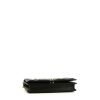 Sac bandoulière Dior  Wallet on Chain en cuir noir - Detail D4 thumbnail