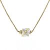 Fred Baie des Anges necklace in yellow gold, pearl and diamonds - 00pp thumbnail