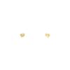 Paire de clous d'oreilles Tiffany & Co Full Heart en or jaune - 00pp thumbnail