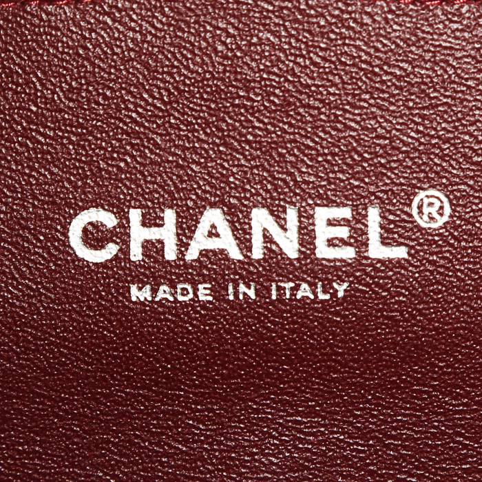 Sac bandoulière Chanel  Timeless Maxi Jumbo en cuir grainé matelassé noir - Detail D4