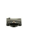 Hermès  Kelly 28 cm handbag  in black box leather - 360 Front thumbnail