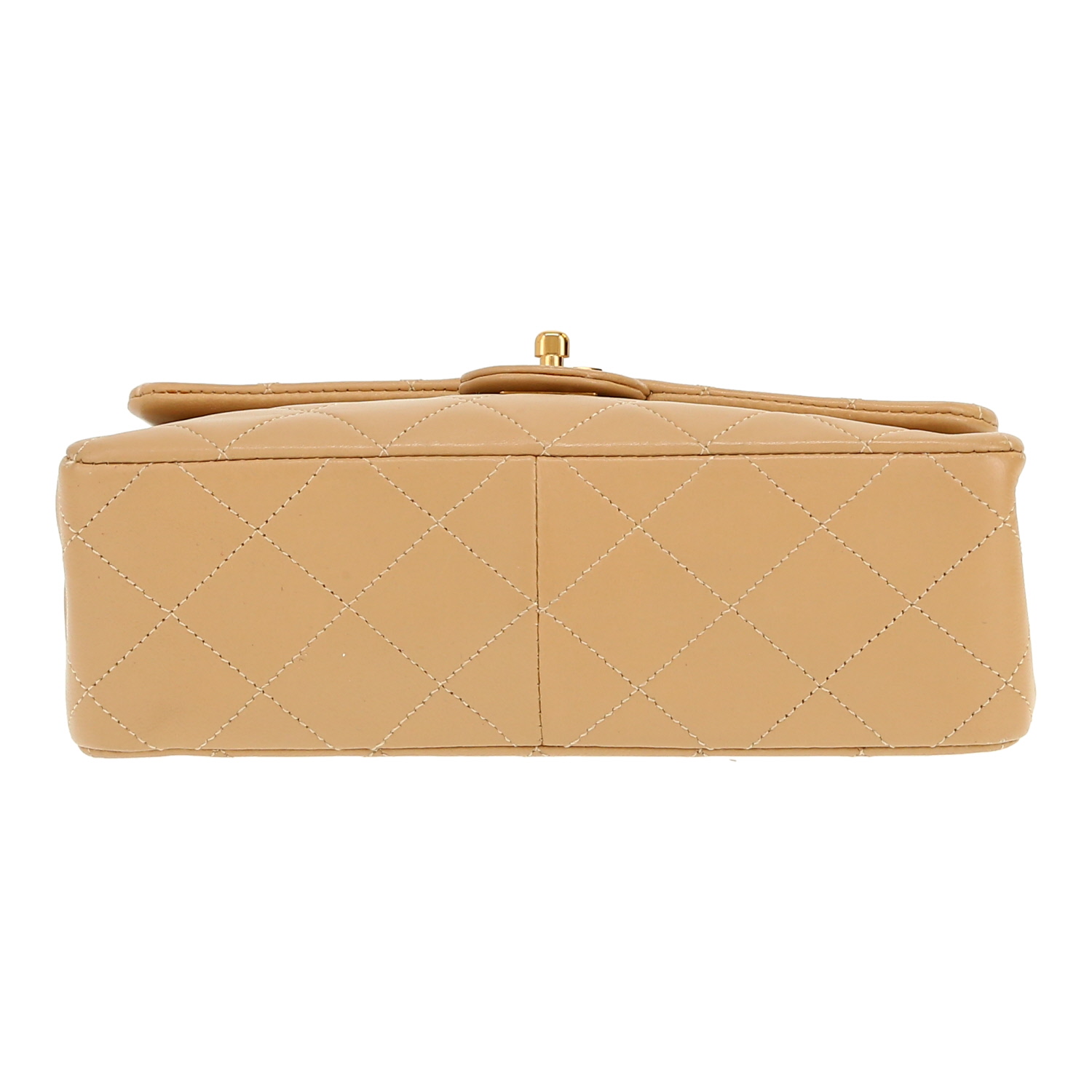 Bolso bandolera Chanel  Timeless Petit en cuero acolchado beige - Detail D1