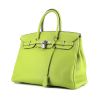 Bolso de mano Hermès  Birkin 35 cm en cuero togo verde anís - 00pp thumbnail