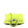 Sac à main Hermès  Birkin 35 cm en cuir togo vert-anis - 360 Front thumbnail