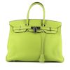 Borsa Hermès  Birkin 35 cm in pelle togo verde anice - 360 thumbnail