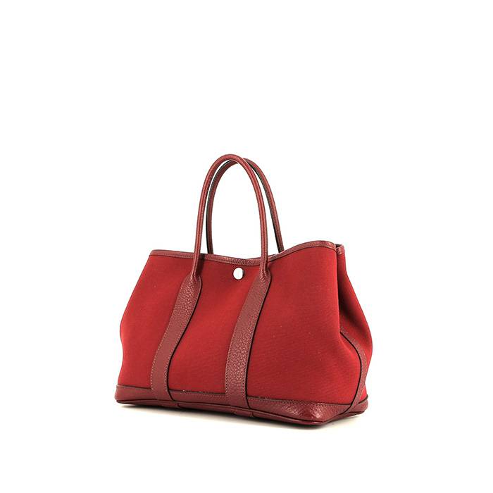 Hermes Vintage Mini Depeches Sace Red Leather Bag