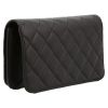 Chanel  Mademoiselle bag worn on the shoulder or carried in the hand  in black quilted leather - Detail D6 thumbnail