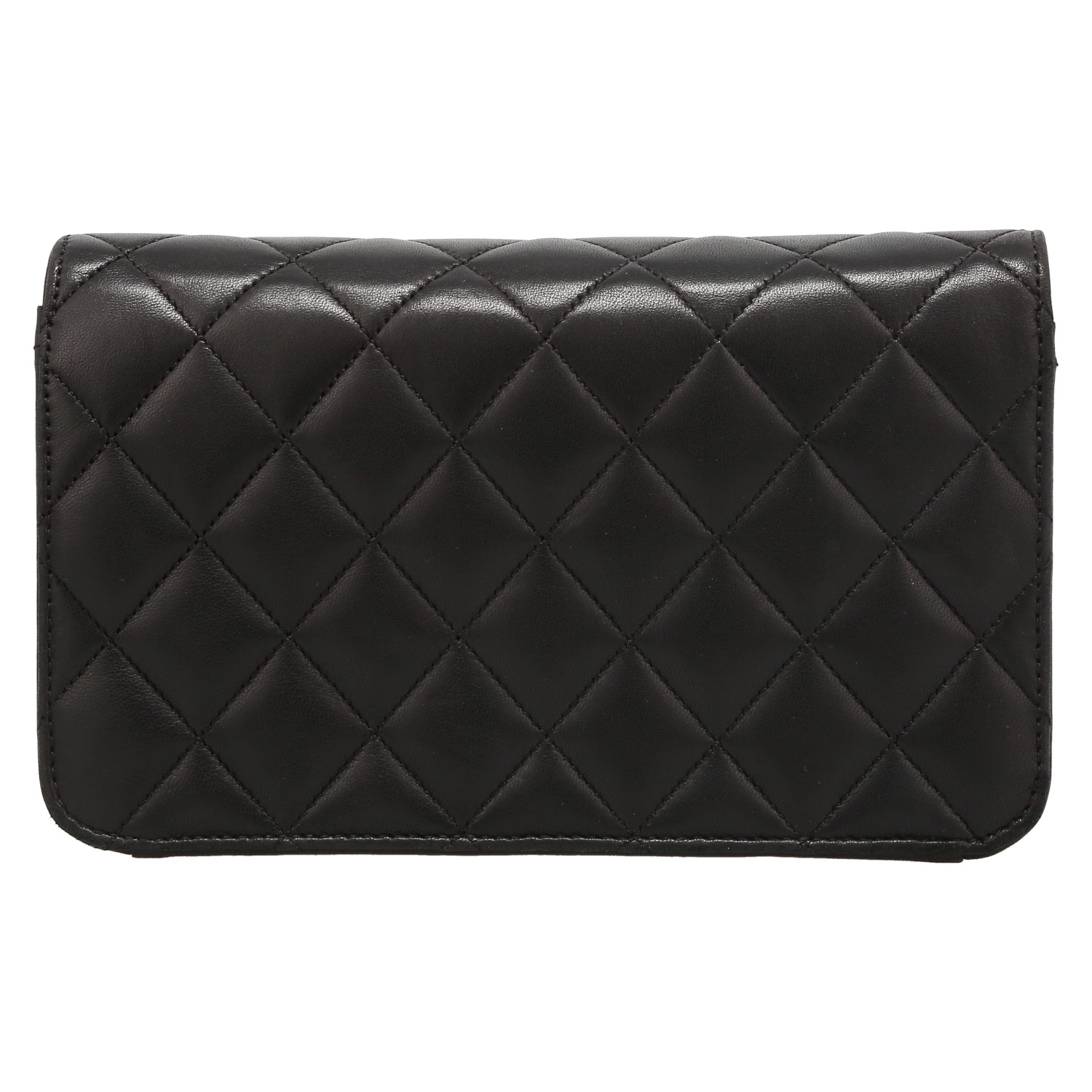 Borsa da spalla o a mano Chanel  Mademoiselle in pelle trapuntata nera - Detail D7