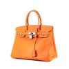 Bolso de mano Hermès  Birkin 30 cm en cuero epsom naranja - 00pp thumbnail