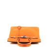 Hermès  Birkin 30 cm handbag  in orange epsom leather - 360 Front thumbnail