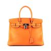 Hermès  Birkin 30 cm handbag  in orange epsom leather - 360 thumbnail