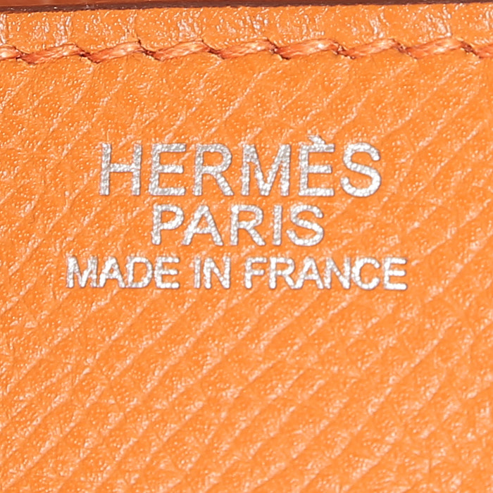 Sac à main Hermès  Birkin 30 cm en cuir epsom orange - Detail D3