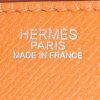 Hermès  Birkin 30 cm handbag  in orange epsom leather - Detail D3 thumbnail