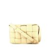 Bottega Veneta  Padded Cassette shoulder bag  in beige intrecciato leather - 360 thumbnail