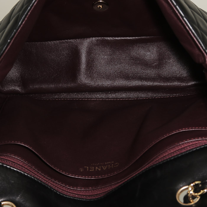 Borsa Chanel  Timeless Jumbo in pelle trapuntata nera - Detail D3