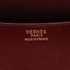 Bolso de mano Hermès  Constance en cuero box color burdeos - Detail D2 thumbnail