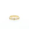 Cartier Love pavé wedding ring in yellow gold and diamonds - 360 thumbnail