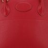 Bolso de mano Hermès  Bolide 31 cm en cuero Ardenne rojo - Detail D1 thumbnail