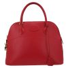 Hermès  Bolide 31 cm handbag  in red Ardenne leather - Detail D2 thumbnail