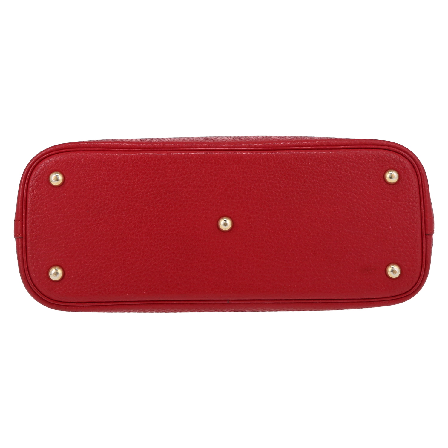 Hermès  Bolide 31 cm handbag  in red Ardenne leather - Detail D4